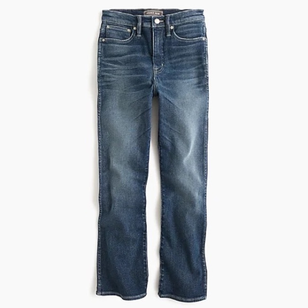 Point Sur kickout crop jean in Vintage Lake wash